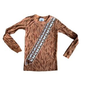 Hanna Andersson x Star Wars Brown CHEWBACCA Long Sleeve Pajama Top 6-7